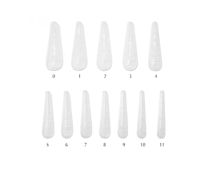 PNB Reusable Upper Arched Nail Forms, 120uds — Photo 3