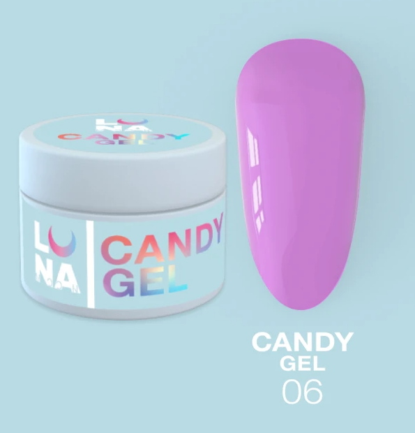 Luna Moon Candy Gel 06, 15ml — Photo 2