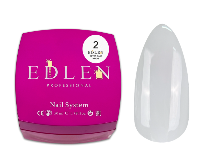 Edlen Cover Base 02 Nude, 50ml — Photo 2