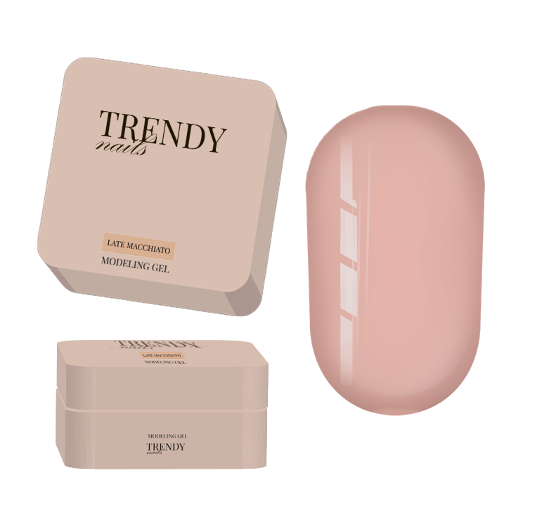 Trendy Nails Modeling Gel Latte Macchiato, 30ml — Photo 2