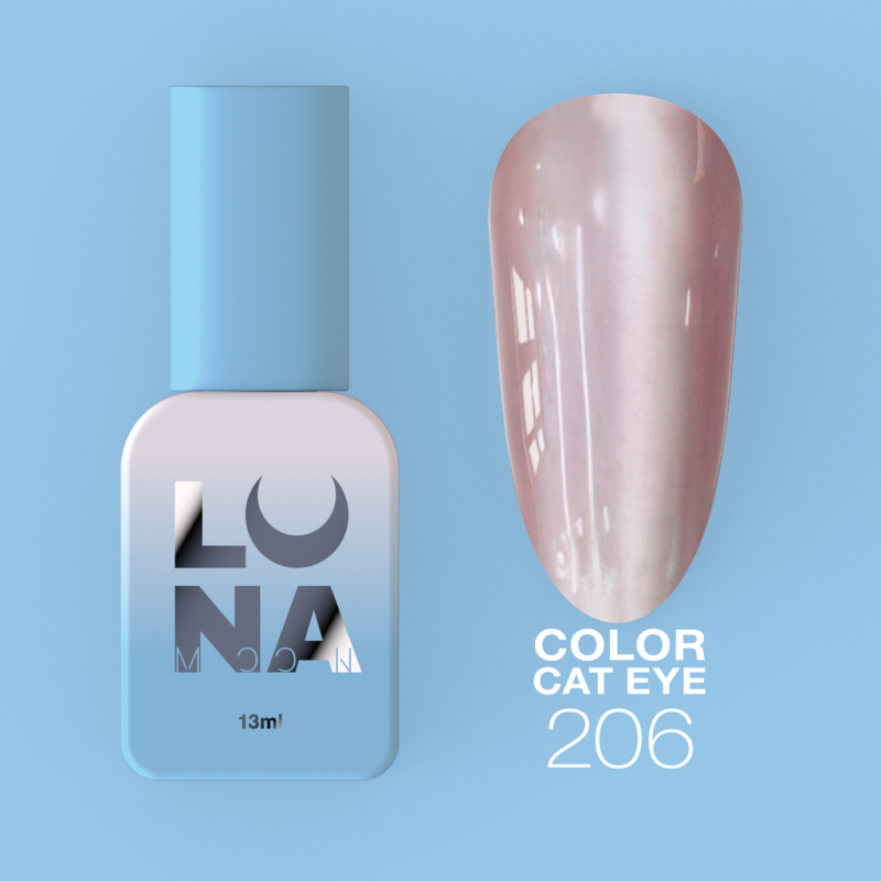 Esmalte semipermanente LunaMoon 206 Cat Eye, 13ml — Photo 2