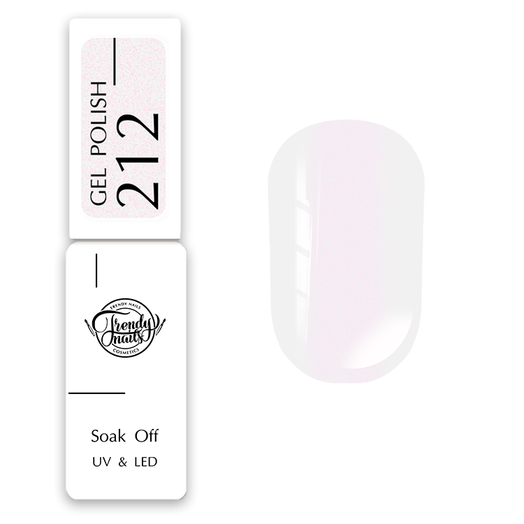 Trendy Nails Esmalte Semipermanente 212(translucido con efecto nacarado)), 8ml — Photo 2