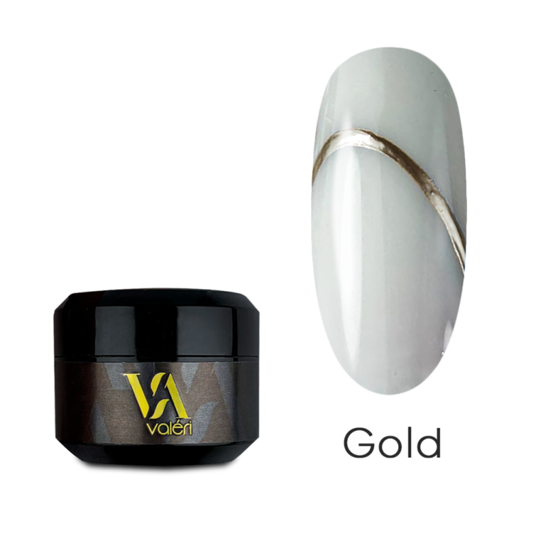 Valeri Gold Metal Gel, 5ml — Photo 2
