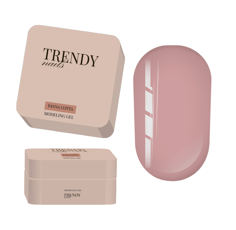 Trendy Nails Modeling Gel Panna Cotta, 30ml — Photo 2