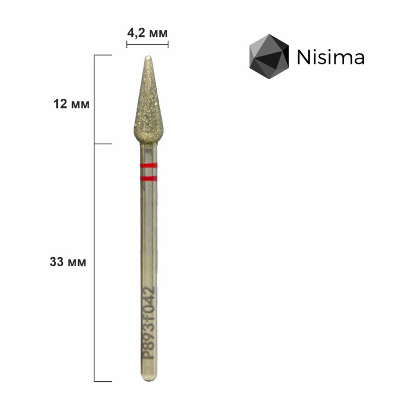 Nisima fresa de diamante P893f042 — Photo 2