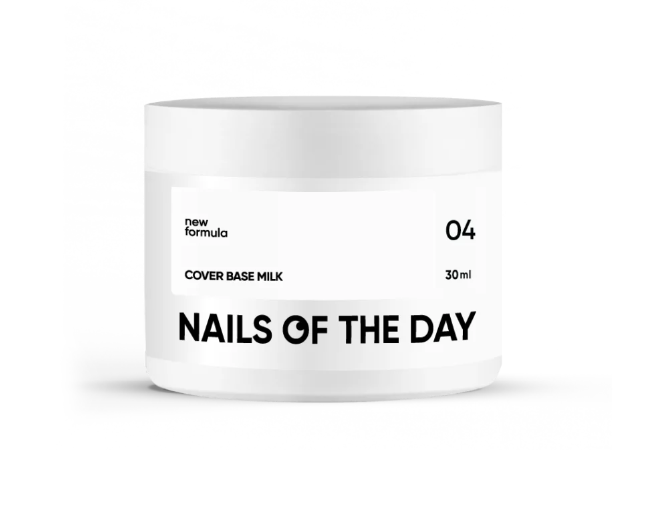 NAILSOFTHEDAY Cover base milk 04, 30 ml new formula — Photo 2