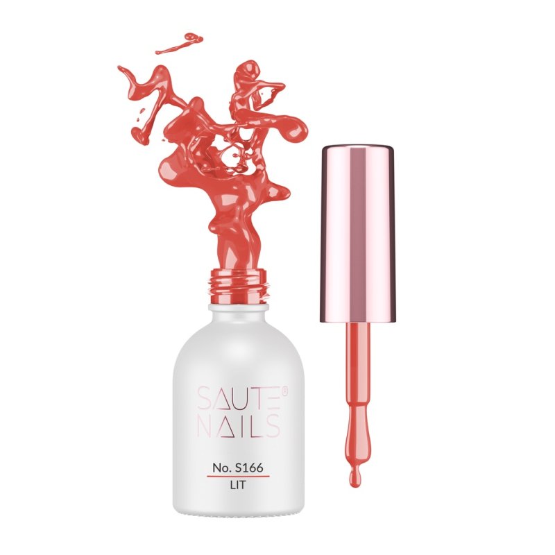 Saute Nails Esmalte semipermanente S166, 8ml — Photo 4
