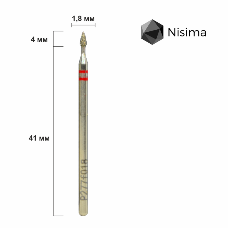 Nisima fresa de diamante P277f018 — Photo 2