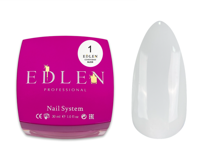 Edlen Cover Base 01 Nude, 30ml — Photo 2