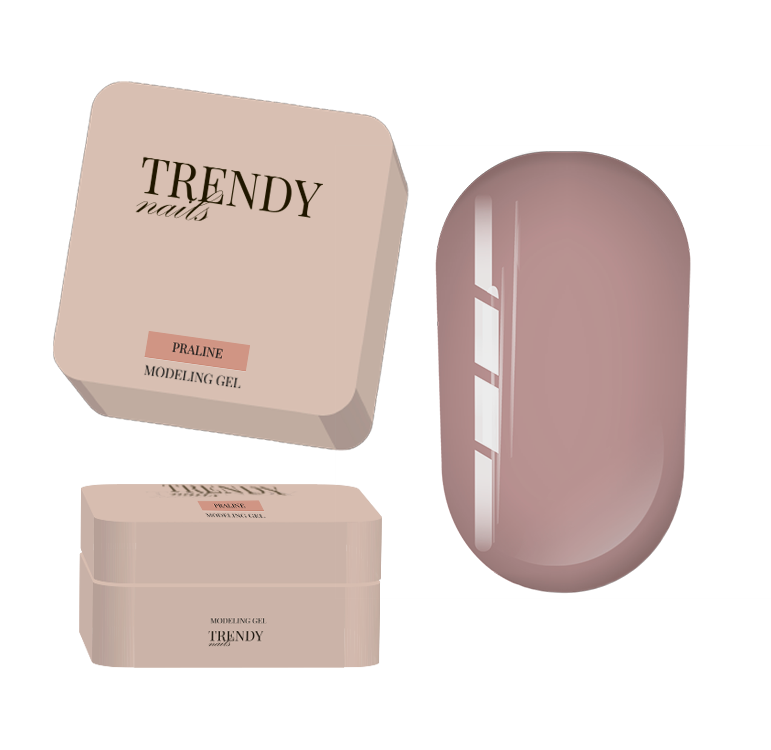 Trendy Nails Modeling Gel Praline, 30ml — Photo 2