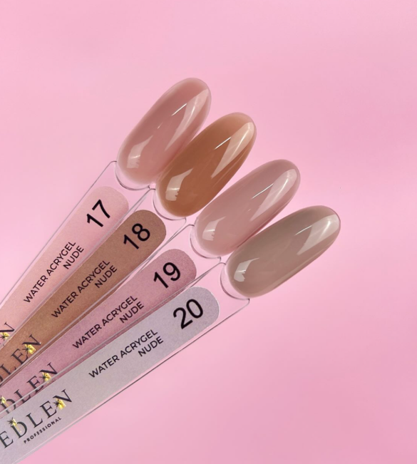 Edlen Water Acrygel 20 Nude, 9ml — Photo 3