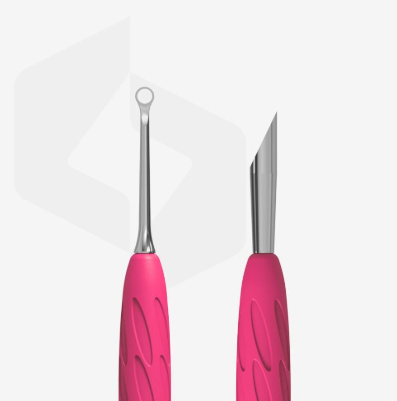 Staleks Empujador Para Manicura Con Mango De Silicona &quot;Gummy&quot; UNIQ 11/2 — Photo 3