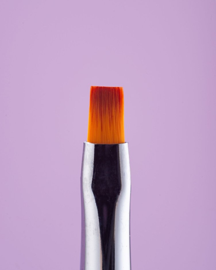 Komilfo Pincel Double Acrylic 4(Kolinsky)/Gel Flat 4(Nylon) — Photo 4
