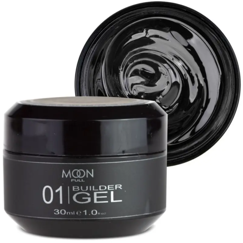 Moon Full Builder Cream Gel Clear 01, 30ml — Photo 2
