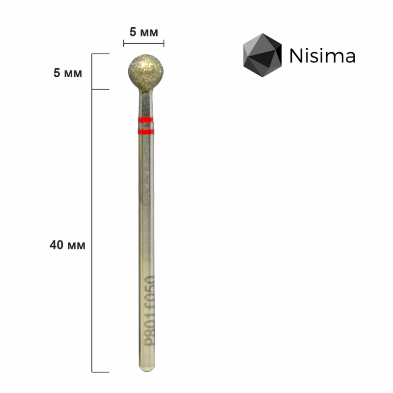 Nisima fresa de diamante P801f050 — Photo 2
