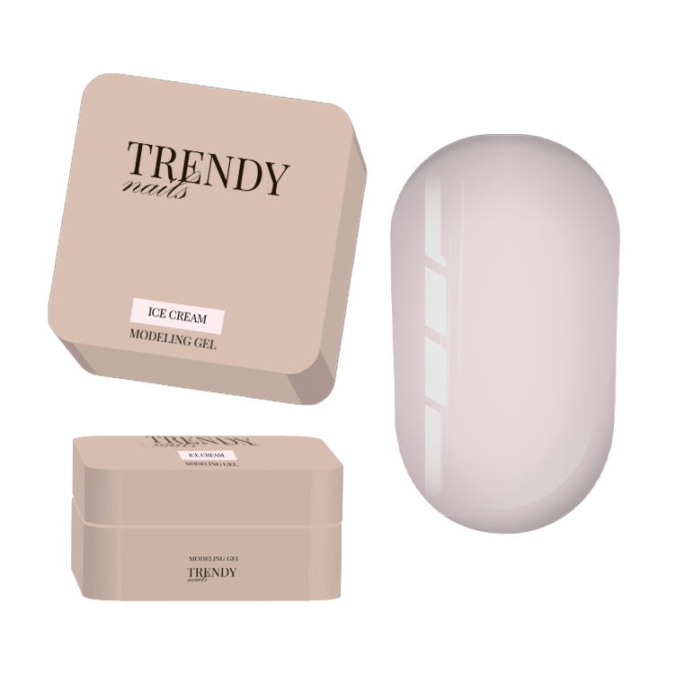 Trendy Nails Modeling Gel Ice Cream, 30ml — Photo 2