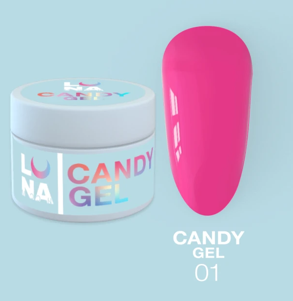 Luna Moon Candy Gel 01, 15ml — Photo 2