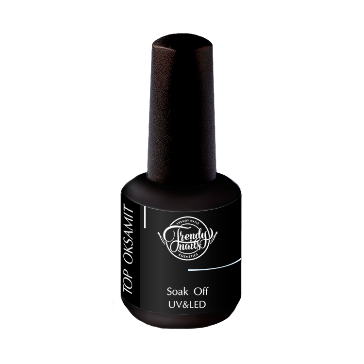 Trendy Nails Top Matte Oksamit, 15ml — Photo 2