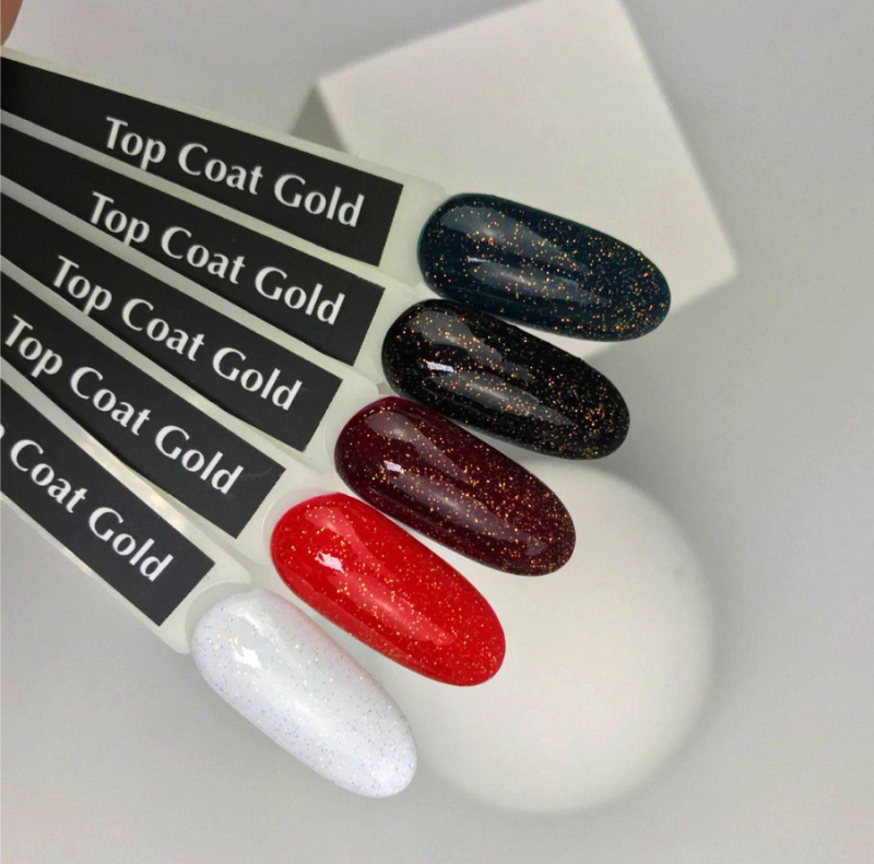 Komilfo No Wipe Top Gold, 8ml — Photo 3