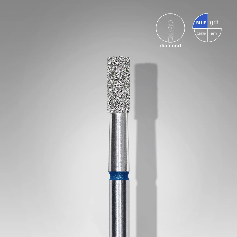 Punta Diamante Staleks FA20B025/6 «Cilindro» 2.5 mm azul, — Photo 2