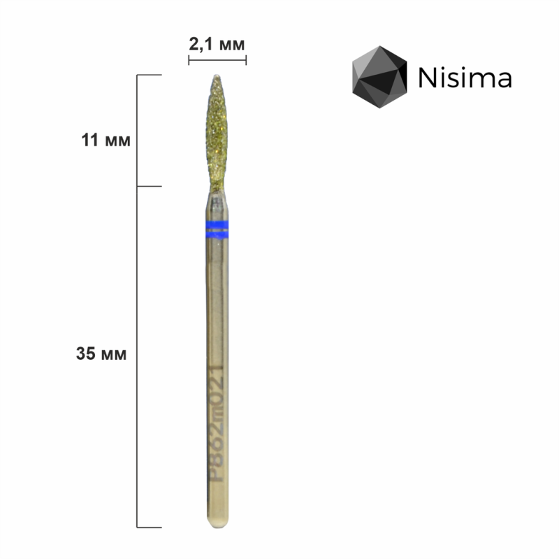 Nisima fresa de diamante P862m021 — Photo 2