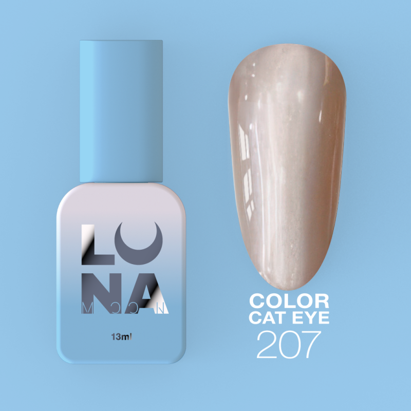 Esmalte semipermanente LunaMoon 207 Cat Eye, 13ml — Photo 2