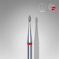 Punta Diamante Staleks FA50R012/3 «Capullo Redondeado» 1.2 mm rojo — Photo 3